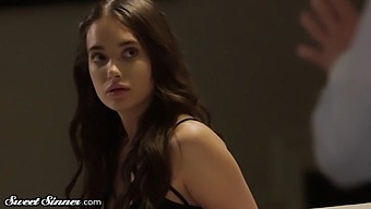 Gia Paige And Her Stepfather Share A Passionate, Sensual Encounter