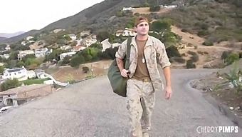 Stepson Soothes His Stepmother'S Desires With His Manhood After Father Departs