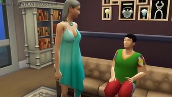 Amateur Mother Discovers Her Overweight Son Pleasuring Himself And Decides To Help Him Lose His Virginity
