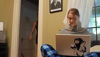 Amateur College Teens Explore Their Sexual Desires With Their Horny Stepsisters At Home
