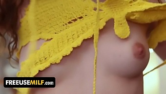 Mature And Teen Threesome With Step Mom And Step Son In Hd