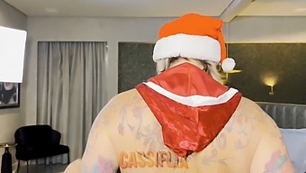 Watch Mrs. Claus Pleasure A Naughty Young Man With Her Sexy Buttocks On Cassiflix