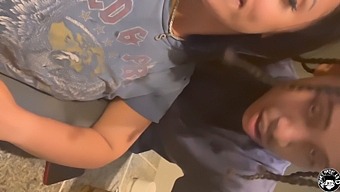 Stepmother With Big Boobs Lets Her Stepson To Have Sex While His Father Is Not At Home. Part 2.