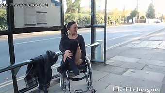 Handicapped Porn Actress And Exhibitionist Princess Paraplegic Expose Themselves In Public