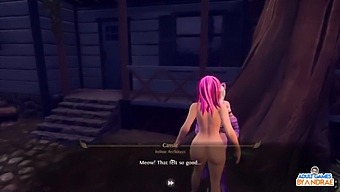 Breeding And Consuming The Shaved Nephelym'S Pussy - Busty Femdom Threesome